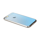 REIKO IPHONE 6 PLUS FRAME GRADIENT CLEAR GLITTER CASE IN SILVER