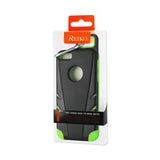 REIKO IPHONE 5/5S/SE DROPPROOF WORKOUT HYBRID CASE WITH HOOK IN BLACK GREEN