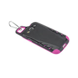 REIKO SAMSUNG GALAXY S3 DROPPROOF WORKOUT HYBRID CASE WITH HOOK IN BLACK HOT PINK