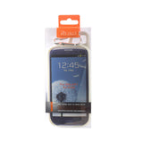 REIKO SAMSUNG GALAXY S3 DROPPROOF WORKOUT HYBRID CASE WITH HOOK IN WHITE