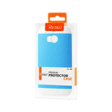 REIKO HTC ONE M8 HYBRID CASE WITH CARD HOLDER IN WHITE BLUE
