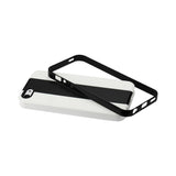 REIKO IPHONE 5C STRIPED CASE IN BLACK WHITE
