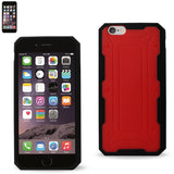 REIKO IPHONE 6 DUAL COLOR TRANSFORMER CASE IN RED BLACK