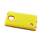REIKO SAMSUNG GALAXY NOTE 4 SLIM ARMOR CANDY SHIELD CASE IN YELLOW