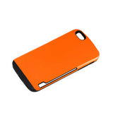 REIKO IPHONE 6 CANDY SHIELD CASE WITH CARD HOLDER IN ORANGE