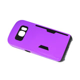 REIKO SAMSUNG GALAXY S6 CANDY SHIELD CASE WITH CARD HOLDER IN PURPLE