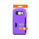 REIKO SAMSUNG GALAXY S6 CANDY SHIELD CASE WITH CARD HOLDER IN PURPLE
