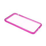 REIKO IPHONE 6 PLUS/ 6S PLUS CLEAR BACK FRAME BUMPER CASE IN PINK