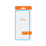 REIKO SAMSUNG GALAXY S6 EDGE PLUS CLEAR BACK FRAME BUMPER CASE IN NAVY