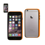 REIKO IPHONE 6 BUMPER CASE WITH TEMPERED GLASS SCREEN PROTECTOR IN ORANGE