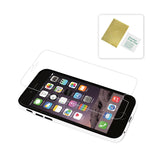 REIKO IPHONE 6 BUMPER CASE WITH TEMPERED GLASS SCREEN PROTECTOR IN WHITE