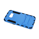 REIKO SAMSUNG GALAXY S6 EDGE HYBRID METALLIC CASE WITH KICKSTAND IN BLACK BLUE