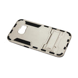 REIKO SAMSUNG GALAXY S6 EDGE HYBRID METALLIC CASE WITH KICKSTAND IN BLACK GOLD
