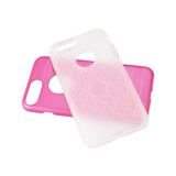 REIKO IPHONE 7 PLUS HYBRID METAL BRUSHED TEXTURE CASE IN HOT PINK