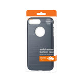 REIKO IPHONE 7 PLUS HYBRID METAL BRUSHED TEXTURE CASE IN NAVY