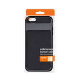 REIKO IPHONE 6S PLUS HYBRID SOLID ARMOR BUMPER CASE IN BLACK