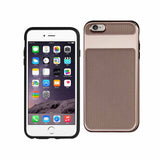 REIKO IPHONE 6S PLUS HYBRID SOLID ARMOR BUMPER CASE IN ROSE GOLD