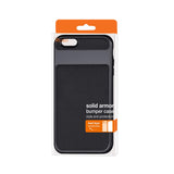 REIKO IPHONE 6S HYBRID SOLID ARMOR BUMPER CASE IN BLACK