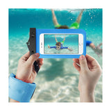 WATERPROOF CASE FOR IPHONE 6/ 6S PLUS OR 5.5 INCH DEVICES WITH WRIST STRAP IN BLUE