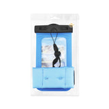 WATERPROOF CASE FOR IPHONE 6/ 6S PLUS OR 5.5 INCH DEVICES WITH WRIST STRAP IN BLUE