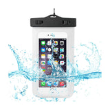 WATERPROOF CASE FOR IPHONE 6/ 6S PLUS OR 5.5 INCH DEVICES WITH WRIST STRAP IN WHITE