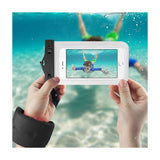 WATERPROOF CASE FOR IPHONE 6/ 6S PLUS OR 5.5 INCH DEVICES WITH WRIST STRAP IN WHITE
