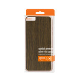 REIKO IPHONE 6 PLUS WOOD GRAIN SLIM SNAP ON CASE IN RED GOLD