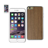 REIKO IPHONE 6 PLUS WOOD GRAIN SLIM SNAP ON CASE IN SILVER