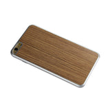 REIKO IPHONE 6 PLUS WOOD GRAIN SLIM SNAP ON CASE IN SILVER