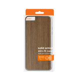 REIKO IPHONE 6 PLUS WOOD GRAIN SLIM SNAP ON CASE IN SILVER
