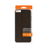 REIKO IPHONE 6S WOOD GRAIN SLIM SNAP ON CASE IN BLACK